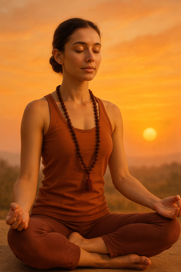 Siddha Mala with Collector Nepal Rudraksha Beads - Image 4