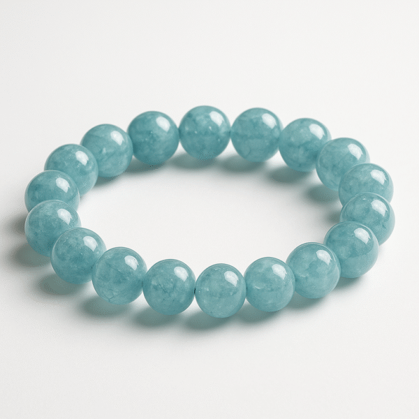 Aquamarine Natural Stone Bracelet - Image 2
