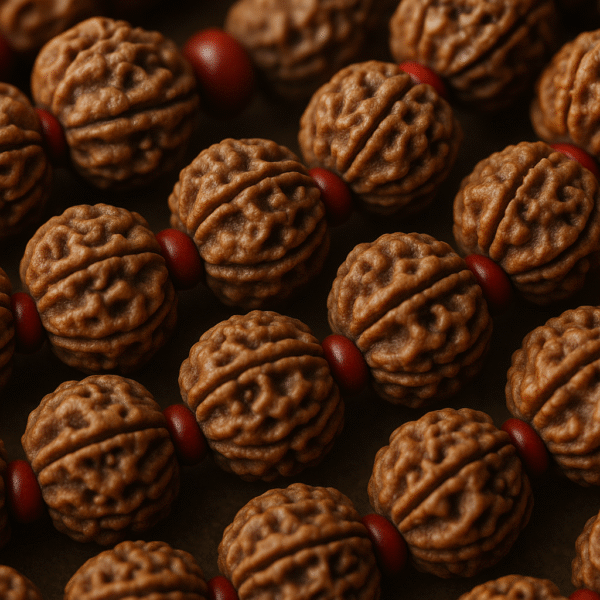 Siddha Mala with Collector Nepal Rudraksha Beads - Image 3